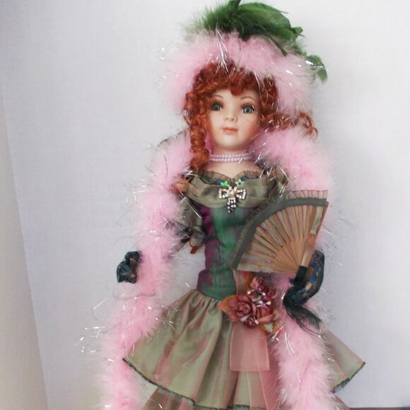 Vintage Cathay Collection KAMMIE Victorian Porcelain Doll 20" - Picture 1 of 9